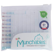 Load image into Gallery viewer, Munchables Chewable Sensory Pencil Toppers - Set of 10 Chewy Tubes
