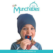 Load image into Gallery viewer, Munchables Spider Chew Necklace for Boys - Sensory Chewable Jewelry (Blue with Red)
