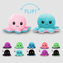 Load image into Gallery viewer, The Original Reversible Octopus Plushie_ Light Pink and Light Blue
