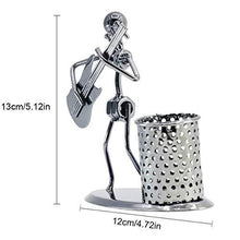 Load image into Gallery viewer, Guitar Pen Holder Creative Desk Accessories Multipurpose Stand Metal Pencil Holder Organizer For Gifts, Kids, Students, and Office Stationary
