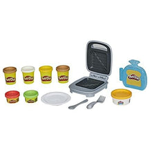 Load image into Gallery viewer, Play-Doh Kitchen Creations Cheesy Sandwich Play Food Set for Kids 3 Years and Up Elastix Compound and 6 Additional Colors
