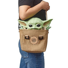 Load image into Gallery viewer, Star Wars The Child Plush Toy, 11-in Yoda Baby Figure from The Mandalorian, Collectible Stuffed Character with Carrying Satchel for Movie Fans Ages 3 and Older
