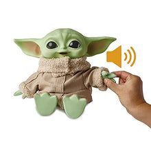 Load image into Gallery viewer, Star Wars The Child Plush Toy, 11-in Yoda Baby Figure from The Mandalorian, Collectible Stuffed Character with Carrying Satchel for Movie Fans Ages 3 and Older
