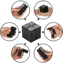 Load image into Gallery viewer, Infinity Cube Fidget Toy, Sensory Tool EDC Fidgeting Game for Kids and Adults, Cool Mini Gadget Best for Stress and Anxiety Relief and Kill Time, Unique Idea that is Light on the Fingers and Hands
