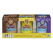 Load image into Gallery viewer, Play-Doh Scents 3 Pack of Snack Scented Modeling Compound for Kids 3 Years &amp; Up, 4 Oz Cans, Non-Toxic
