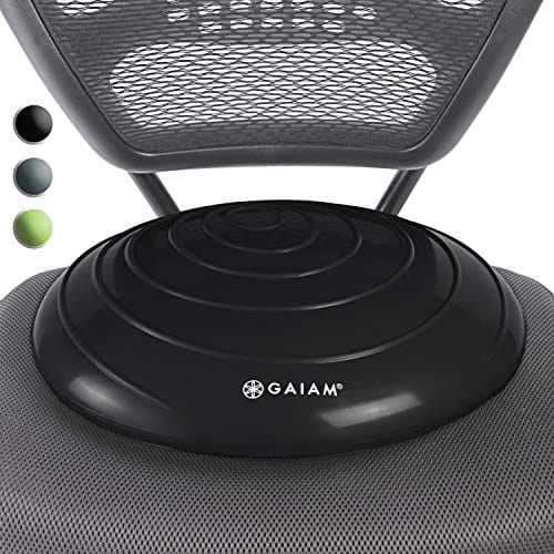 Gaiam Balance Disc Wobble Cushion Stability Core Trainer For Home Or Office Desk Chair and Kids Alternative Classroom Sensory Wiggle Seat