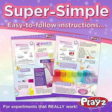 Load image into Gallery viewer, Playz Unicorn Slime &amp; Crystals Science Kit Gift for Girls &amp; Boys with 50+ STEM Experiments to Make Glow in The Dark Unicorn Poop, Snot, Fluffy Slime, Crystals, Putty, Arts &amp; Crafts for Kids Age 8-12
