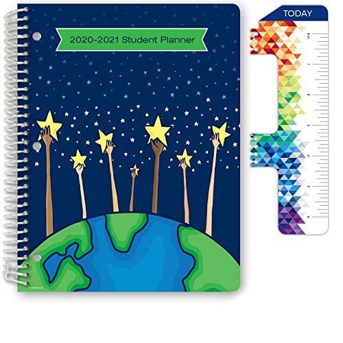 Dated Elementary Student Planner for Academic Year 2020-2021 (Matrix Style - 8.5