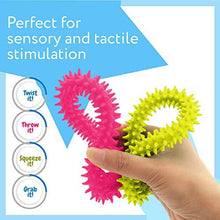 Load image into Gallery viewer, Spiky Sensory Ring / Bracelet Fidget Toy (Pack of 3) - BPA/Phthalate/Latex-Free - Fidgets Toys / Stress Rings for Children and Adults - by Impresa
