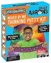 Load image into Gallery viewer, Crazy Aaron&#39;s Thinking Putty - Holographic Mixed by Me Thinking Putty Kit - Create Your Own Colors, Mix and Name 5 Tins - Never Dries Out
