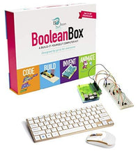 Load image into Gallery viewer, Boolean Box Build a Computer Science Kit for Kids | Includes Electronics, Coding, Animation and Lessons in Scratch, Minecraft, Python | Ages 8 and Up
