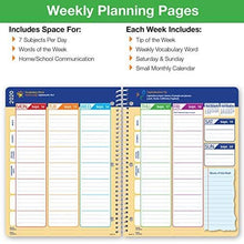 Load image into Gallery viewer, Dated Elementary Student Planner for Academic Year 2020-2021 (Matrix Style - 8.5&quot;x11&quot; - Reach for The Starts Cover) - Ruler/Bookmark and Planning Stickers
