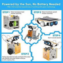 Load image into Gallery viewer, STEM 12-in-1 Education Solar Robot Toys -190 Pieces DIY Building Science Experiment Kit for Kids Aged 8-10 and Older,Solar Powered by The Sun
